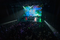 Night Tempo×後藤真希コラボステージの様子。