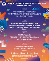 「OSAKA GIGANTIC MUSIC FESTIVAL 2026 -THANKS 10TH GIGA-」出演者一覧