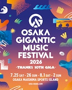 「OSAKA GIGANTIC MUSIC FESTIVAL 2026 -THANKS 10TH GIGA-」キービジュアル