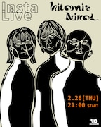 hitomiとNikoんのインスタライブ告知画像