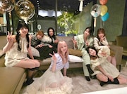 ME:Iが出演するNTTドコモの新テレビCM「今しかないこの瞬間を、Galaxyと。」撮影時のオフショット。