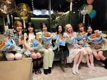 ME:Iが出演するNTTドコモの新テレビCM「今しかないこの瞬間を、Galaxyと。」撮影時のオフショット。