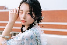 「CANDY TUNE 3rd Anniversary写真集（仮）」より、桐原美月。