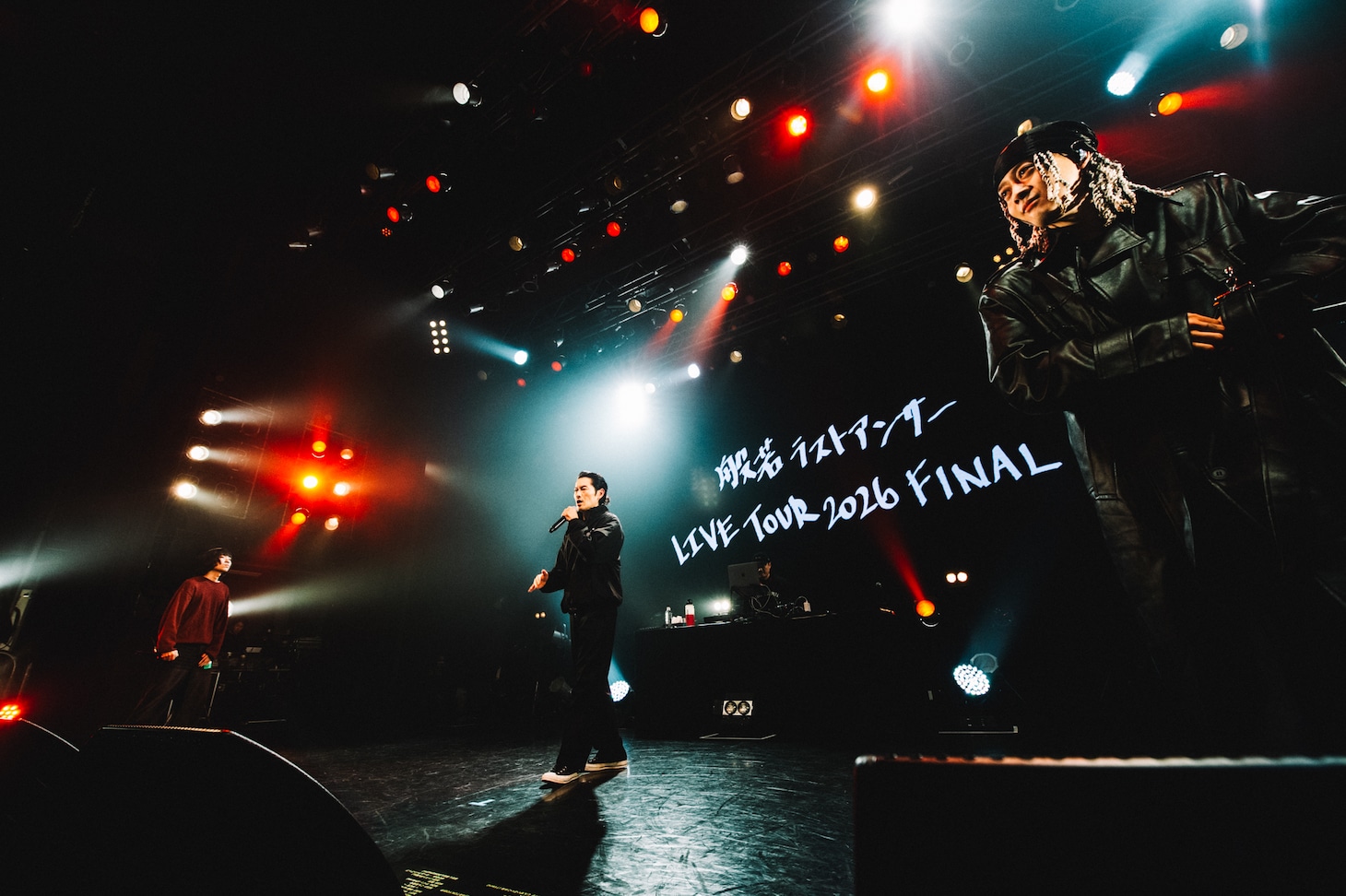 左からTOKYO世界、般若、Red Eye。（Photo by cherry chill will.）