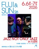 「FUJI & SUN '26」に出演する JAZZ NOT ONLY JAZZ in FJSN（石若駿×渡辺翔太×マーティ・ホロベック）。