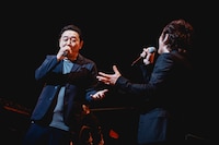 杉山清貴と馬場俊英。（撮影：杉山アキノブ）