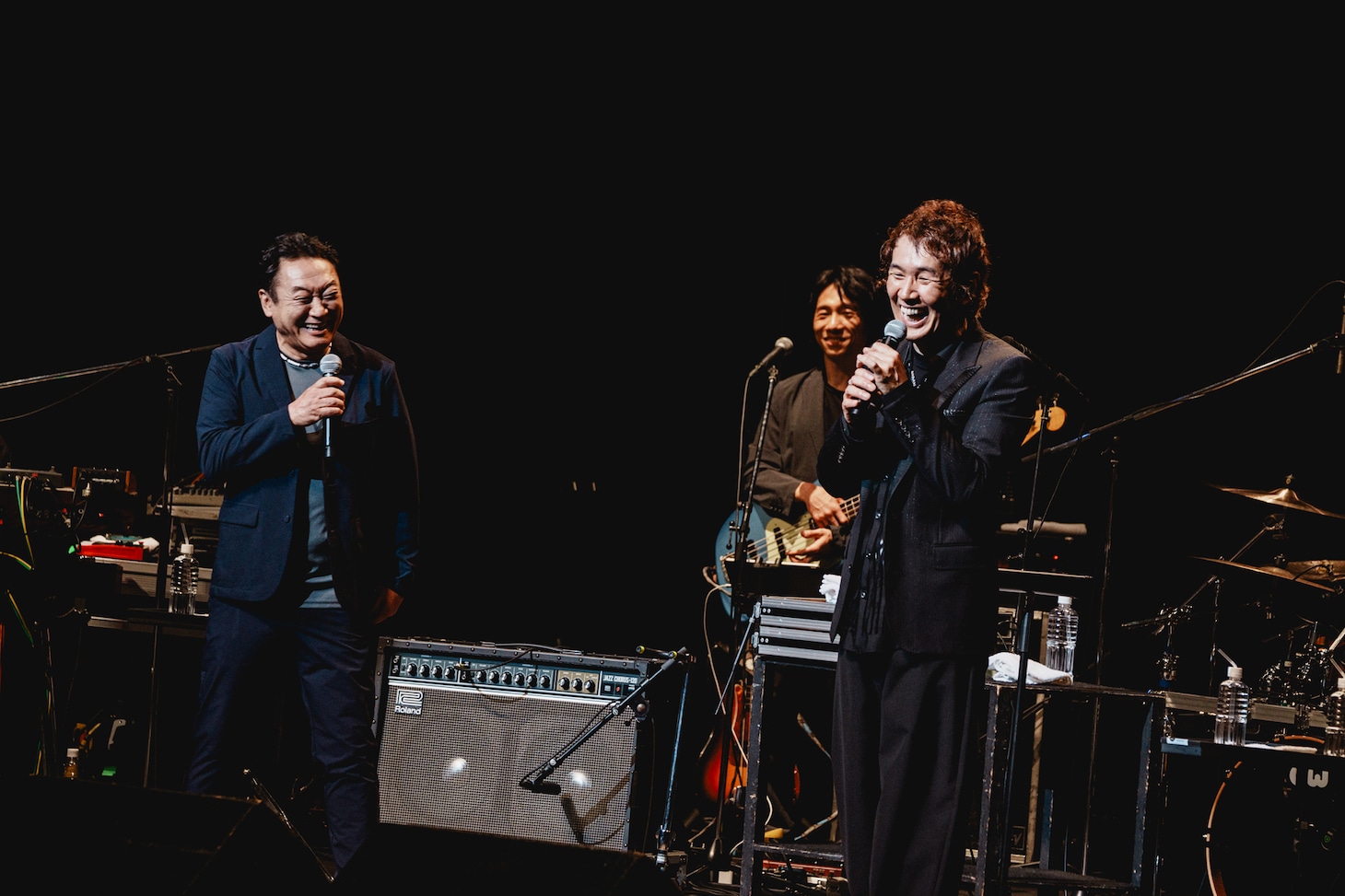 杉山清貴と馬場俊英。（撮影：杉山アキノブ）