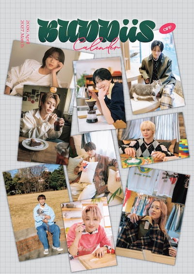 「BUDDiiSカレンダー2026.4-2027.3 OFF」の表紙。 ©SDP