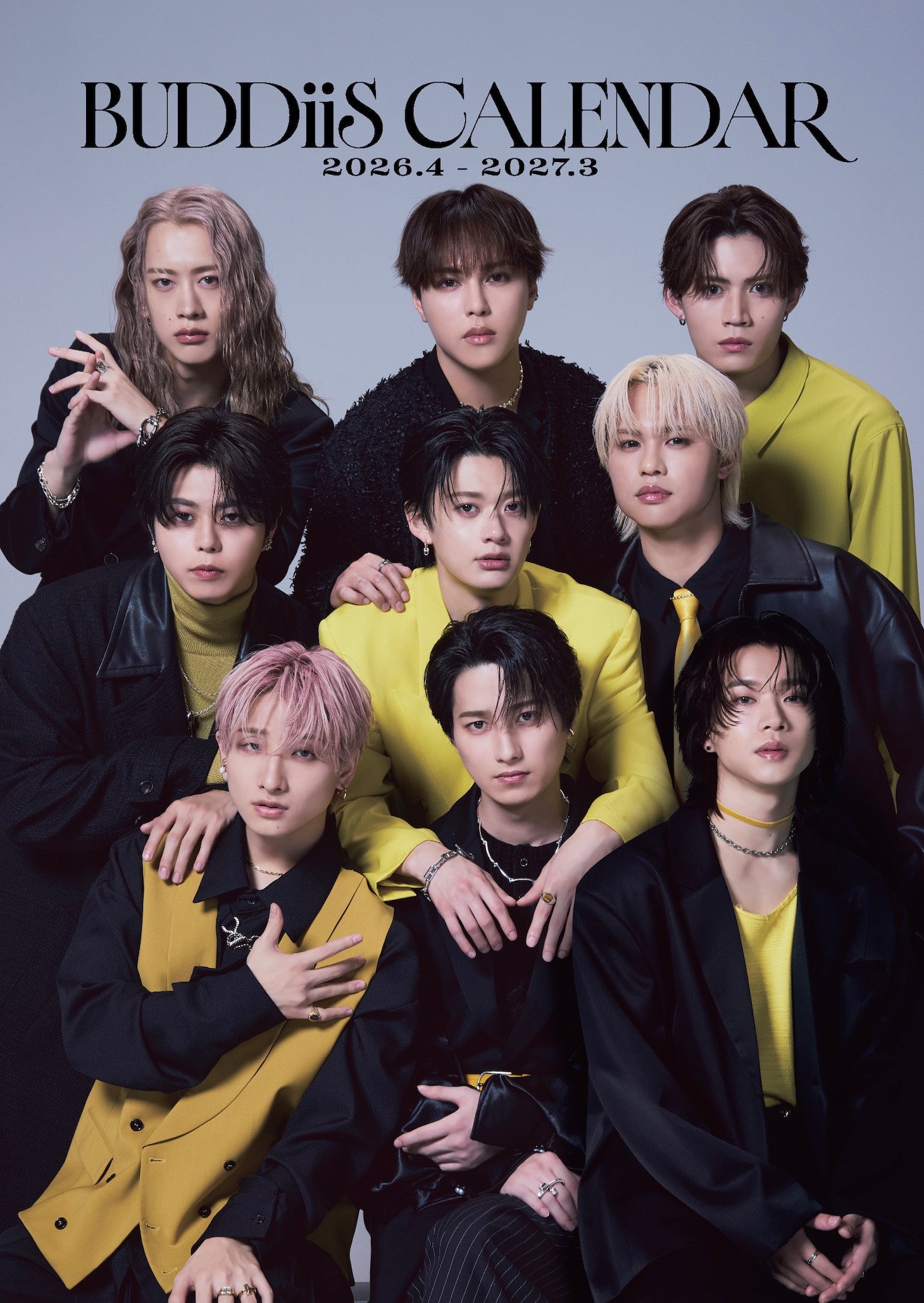 「BUDDiiSカレンダー2026.4-2027.3 ON」の表紙。 ©SDP