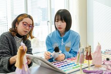 「推しごとフレンズ はいしゃのあのちゃん」メイキングより。