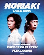 「NORIAKI Live in Seoul」告知ビジュアル