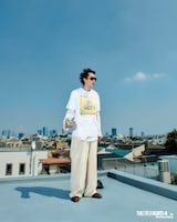 ザ・ブルーハーツ公式ジャケットデザインＴシャツ着用イメージ