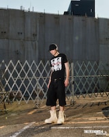 ザ・ブルーハーツ公式ジャケットデザインＴシャツ着用イメージ