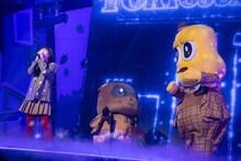 Daoko、ぽんぽこ、ピーナッツくん。（撮影：廣田達也）