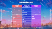 「CENTRAL MUSIC & ENTERTAINMENT FESTIVAL 2026」DAY 3のタイムテーブル。