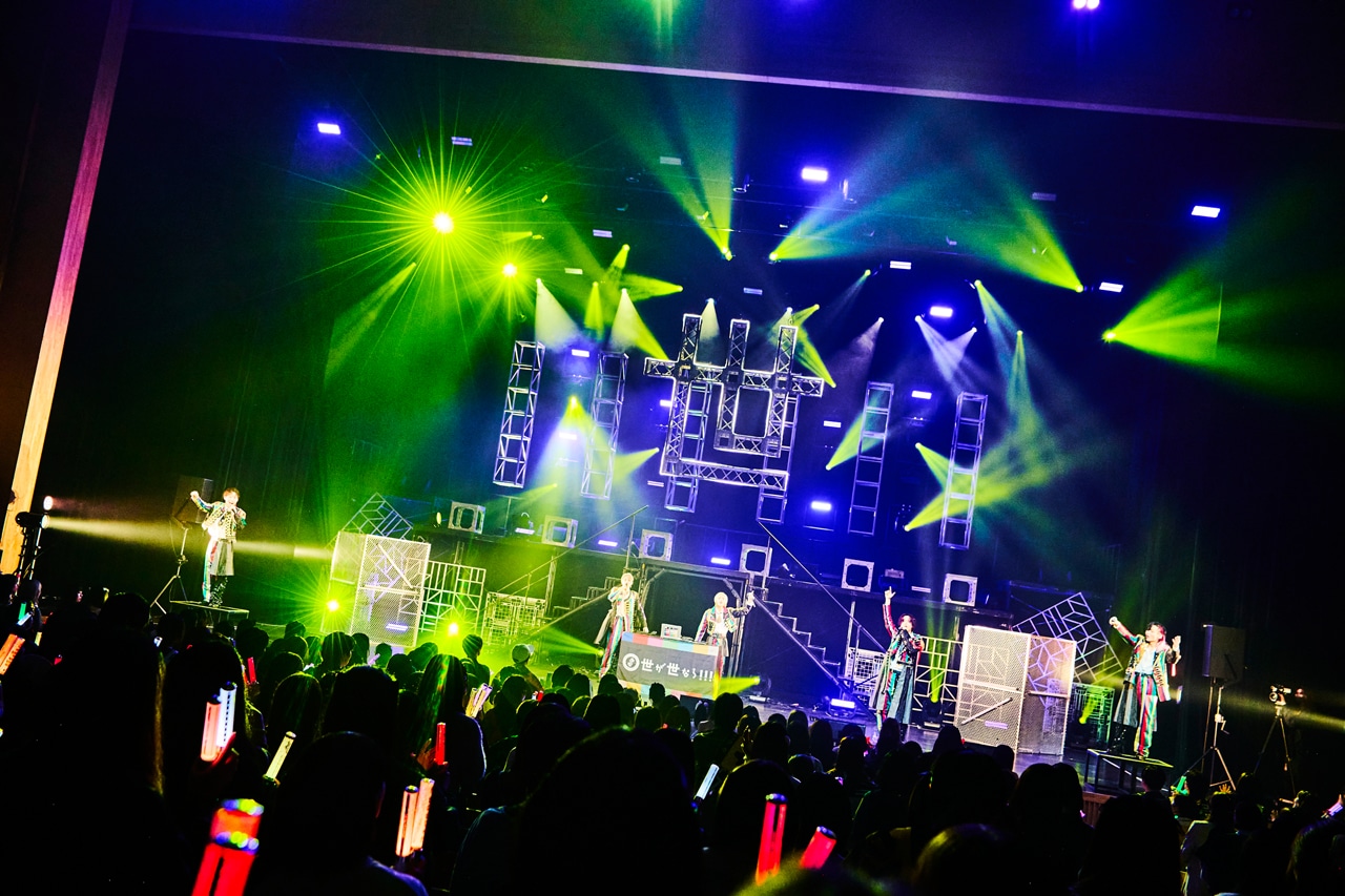 「世が世なら!!! 心底 下剋上、はじめました。 in LINE CUBE SHIBUYA」の様子。（撮影：上溝恭香）