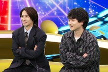 三宅健と橘柊生（DISH//）。©テレビ東京