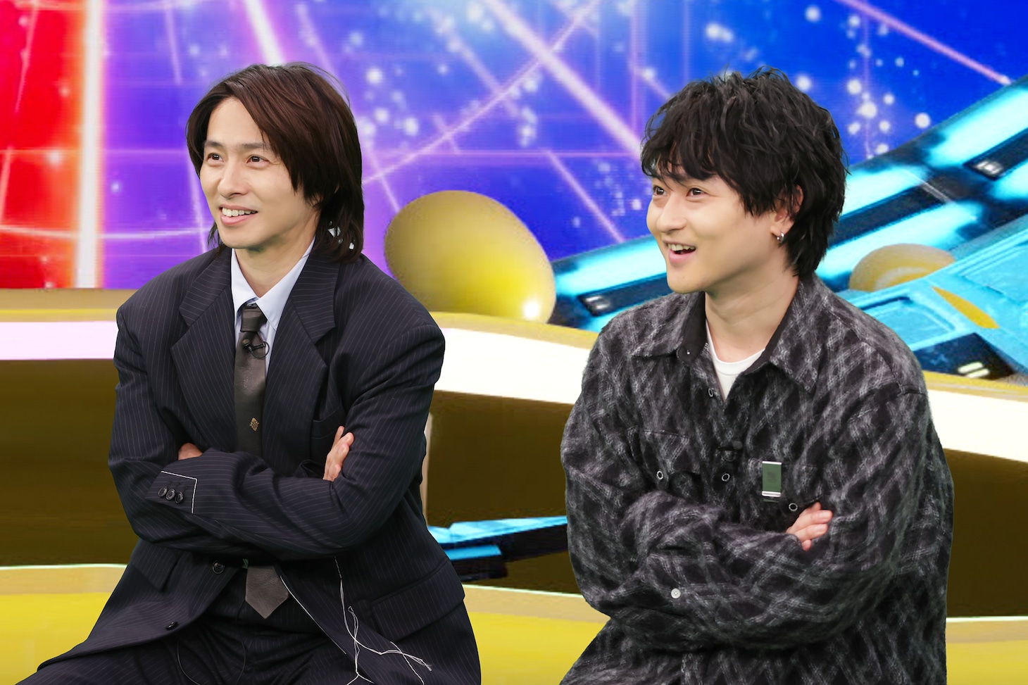 三宅健と橘柊生（DISH//）。©テレビ東京