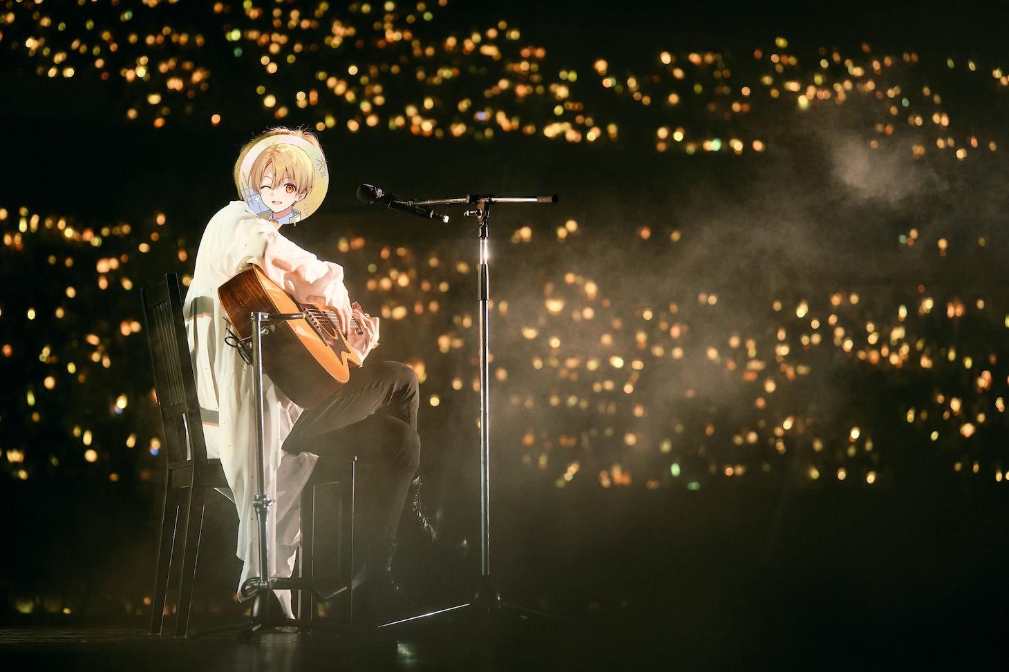 アコースティックギターで弾き語りするるぅと。