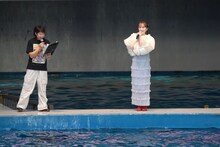 百田夏菜子（ももいろクローバーZ）が登壇したトークセッションの様子。