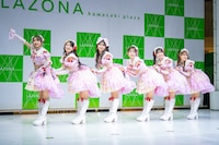 超ときめき♡宣伝部「ときめきえがお」リリース記念イベントの様子。