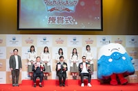「アニメ化してほしいマンガランキング2026」授賞式の様子。