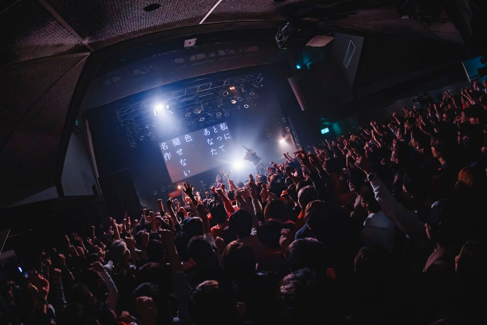 ミーマイナーのライブの様子。