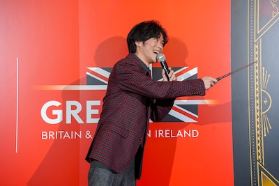 小野賢章「あなたのは“レヴィオサー”！」の様子。