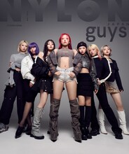 HANAが登場する「NYLON guys JAPAN」2026年5月号の裏表紙。