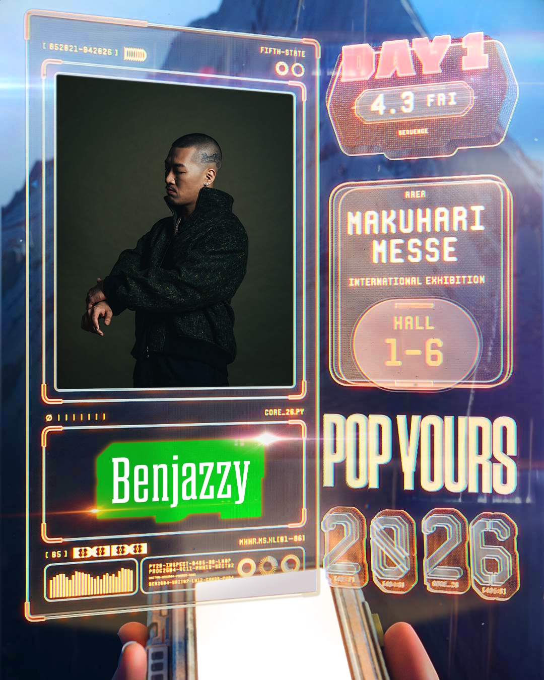 「POP YOURS 2026」Benjazzy出演告知ビジュアル