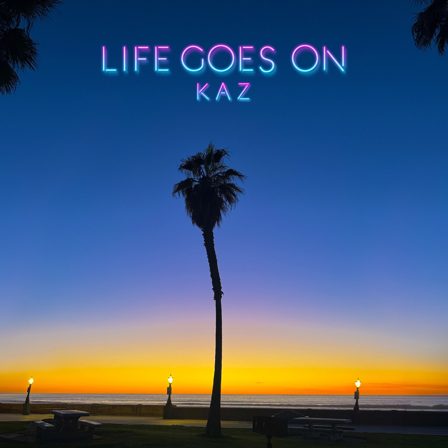 KAZ「LIFE GOES ON」ジャケット