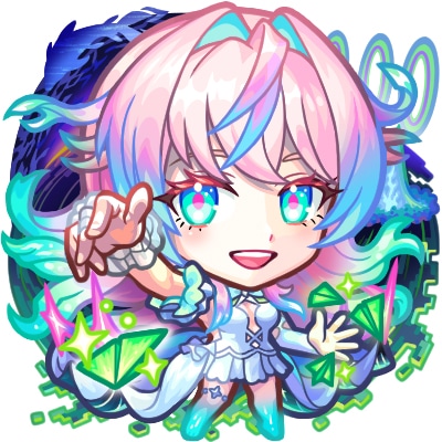 スマホアプリ「モンスターストライク」の新キャラクター・ミライ