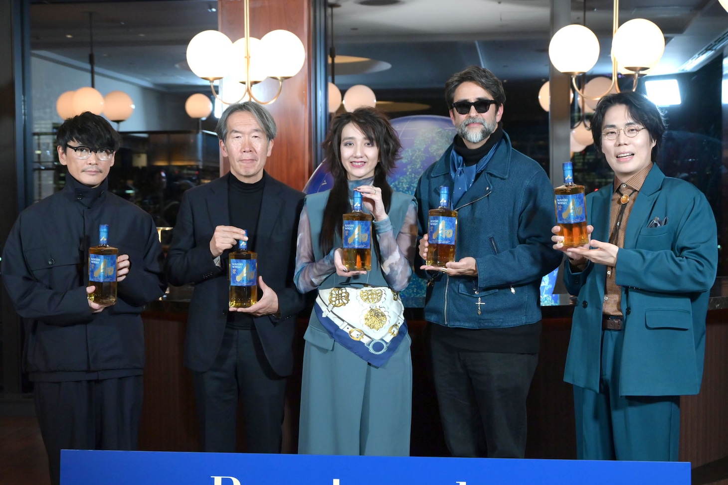 「Be a traveler」プロジェクトでFirst travrlerを務める山口一郎（サカナクション）、上田義彦、長井短、吉田玲雄、高比良くるま（令和ロマン）。