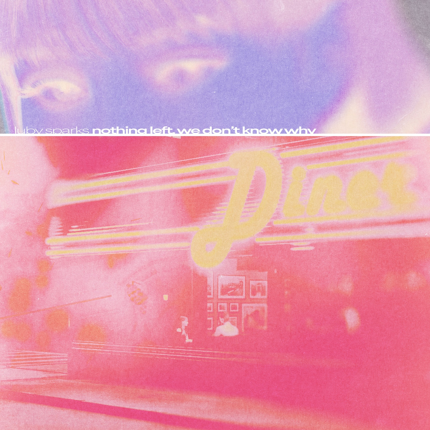 Luby Sparks「nothing left, we don't know why」配信ジャケット