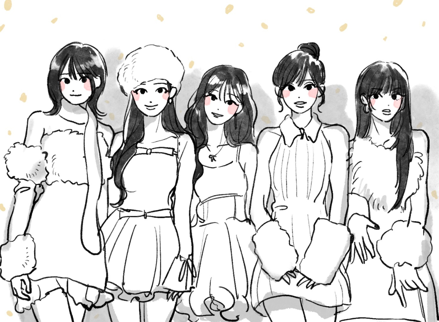 今月のイラスト：fromis_9