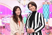 日テレの新番組「トゲバラ」でMCを務めるヒコロヒーと氷川きよし。©︎日本テレビ