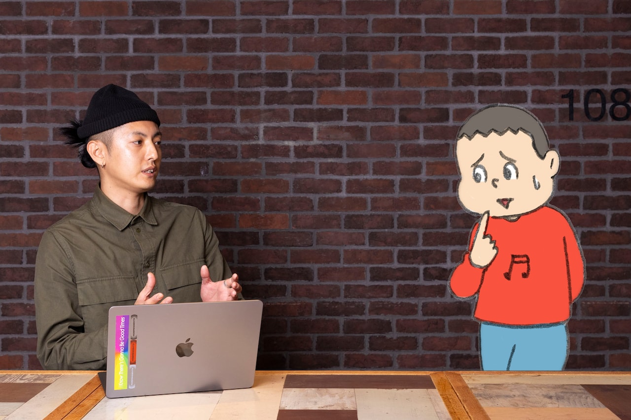 カバーアートが作れるか心配なキニナル君。