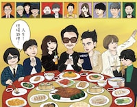 SMA presents 「ミュージックペア」出演者イラスト