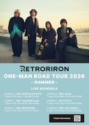 「RETRORIRON ONE-MAN ROAD TOUR 2026 - SUMMER -」告知ビジュアル