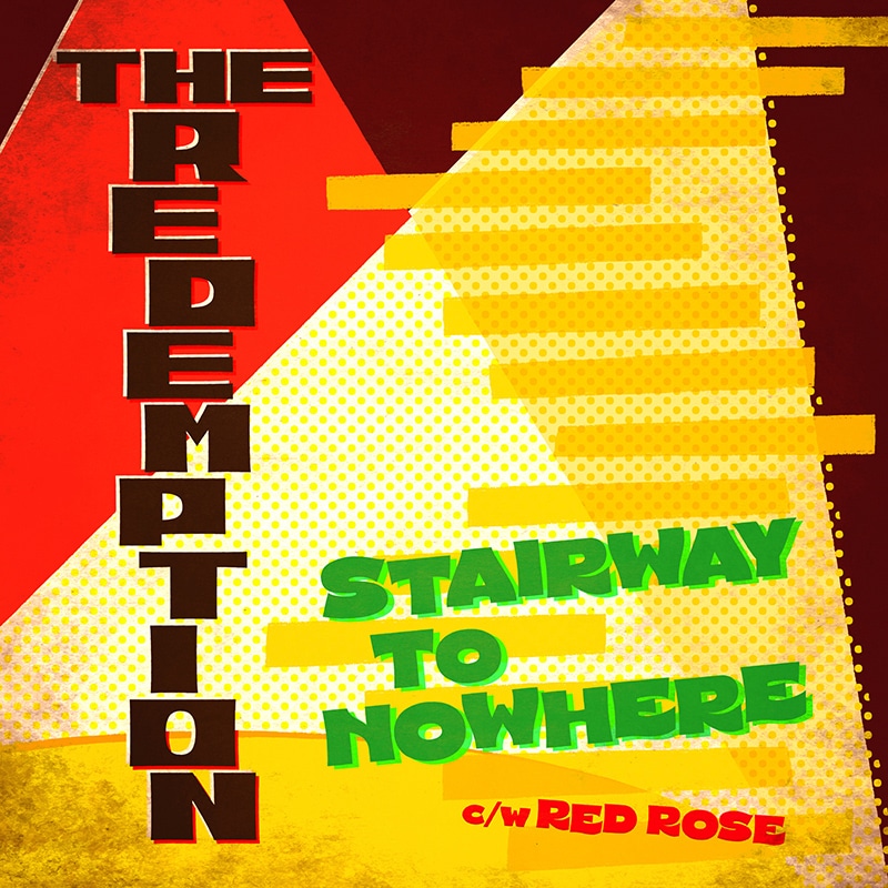 THE REDEMPTION「STAIRWAY TO NOWHERE / RED ROSE」ジャケット