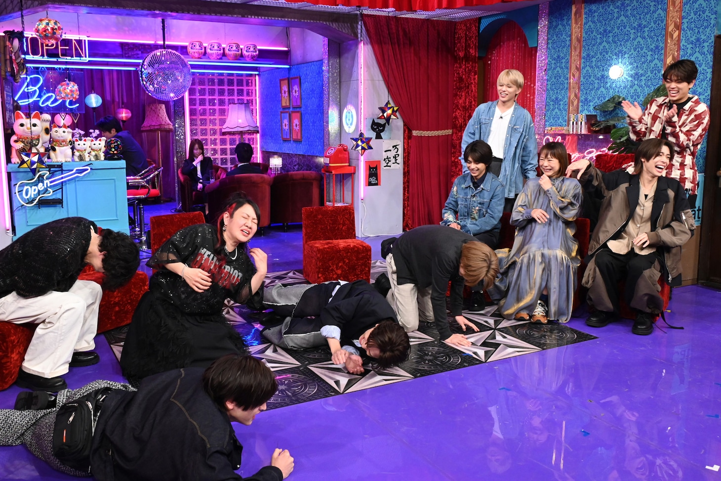 「timeleszファミリア」収録の様子。©︎日本テレビ