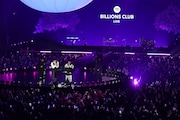 「Spotify Presents Billions Club Live with Bad Bunny」の様子。