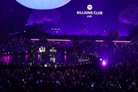 「Spotify Presents Billions Club Live with Bad Bunny」の様子。
