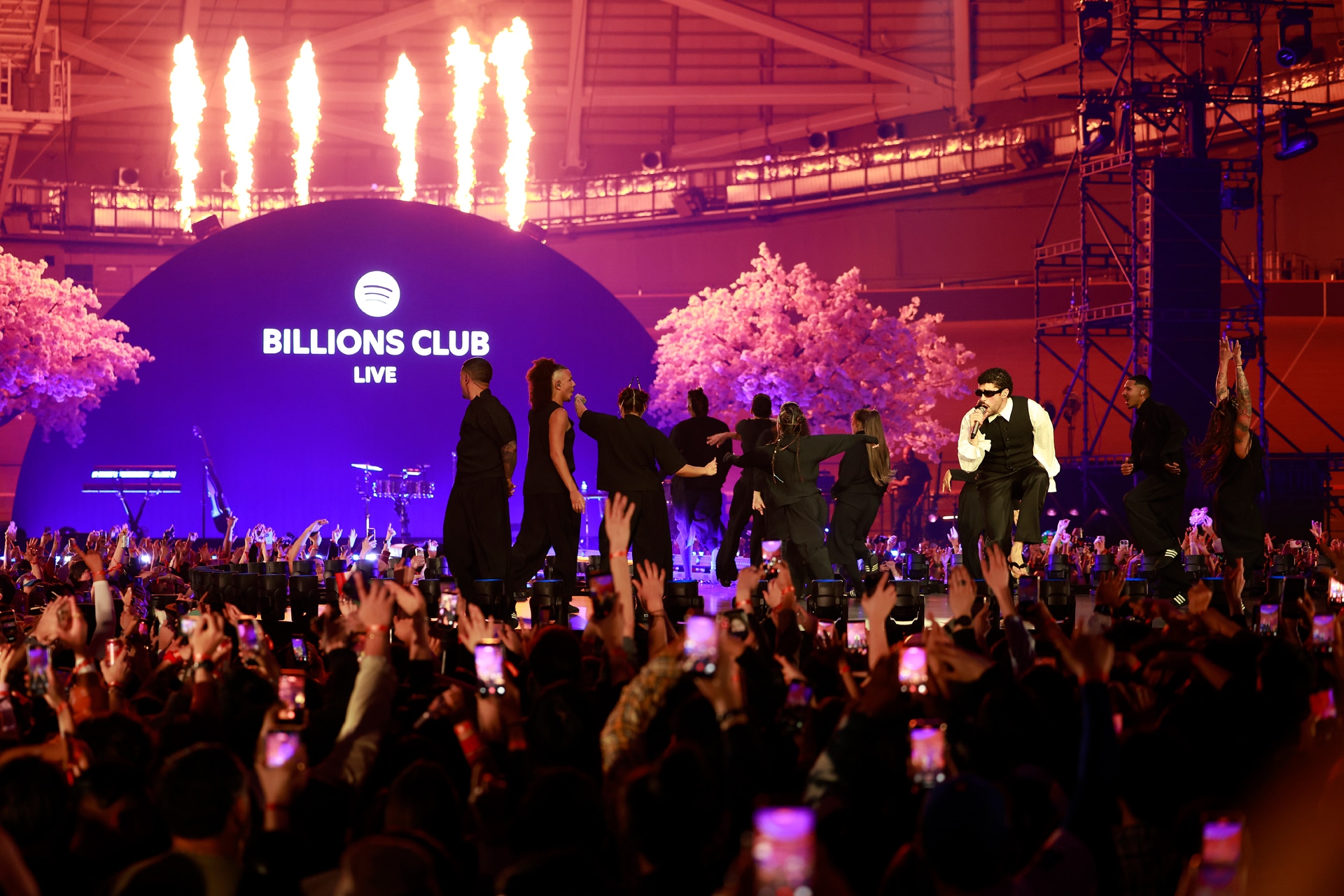 Spotify Presents Billions Club Live with Bad Bunny」の様子。 [画像