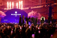 「Spotify Presents Billions Club Live with Bad Bunny」の様子。
