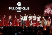 「Spotify Presents Billions Club Live with Bad Bunny」の様子。