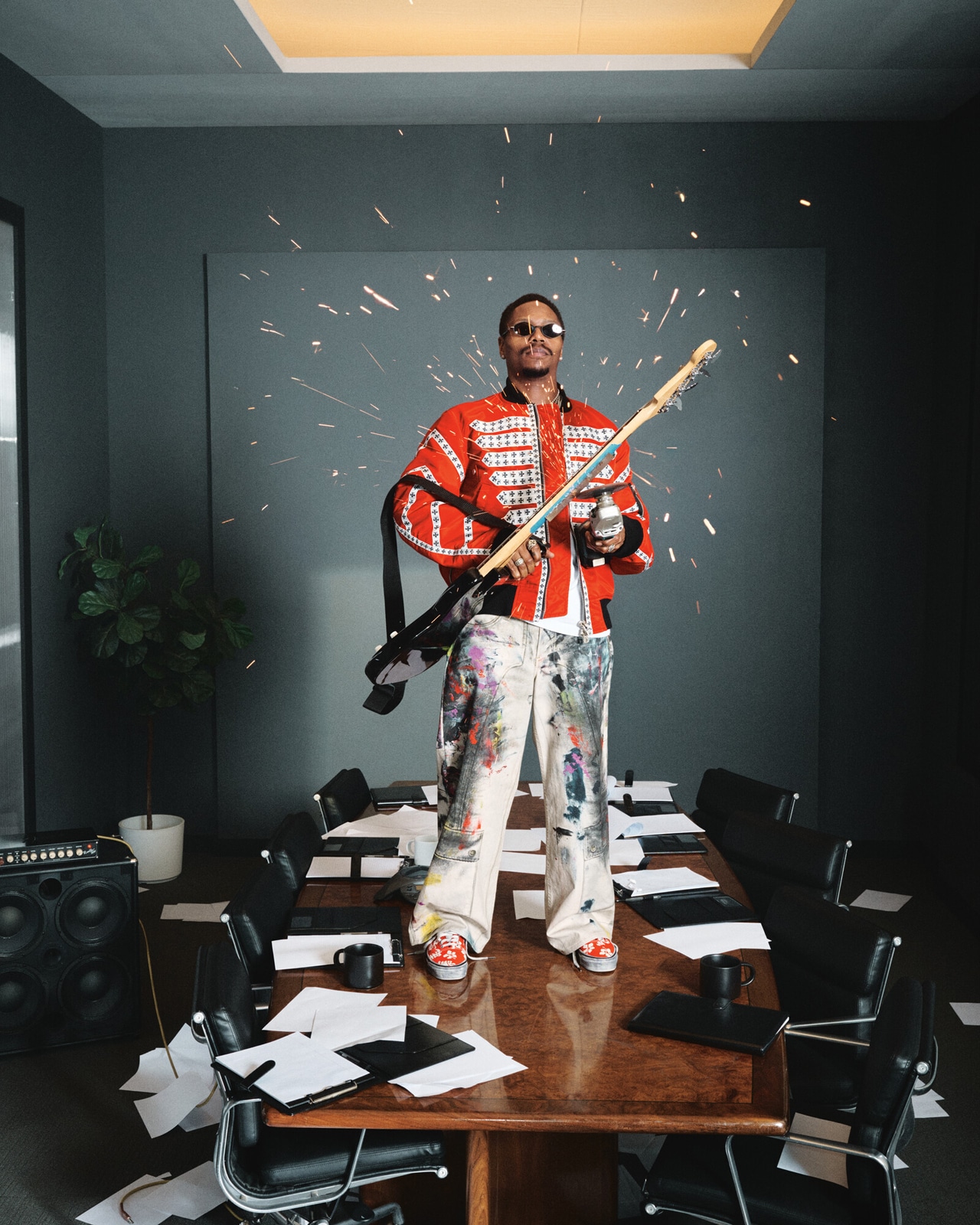 フランツ・ライオンズをモデルに起用した「Vans "Off The Wall" Campaign」キービジュアル。