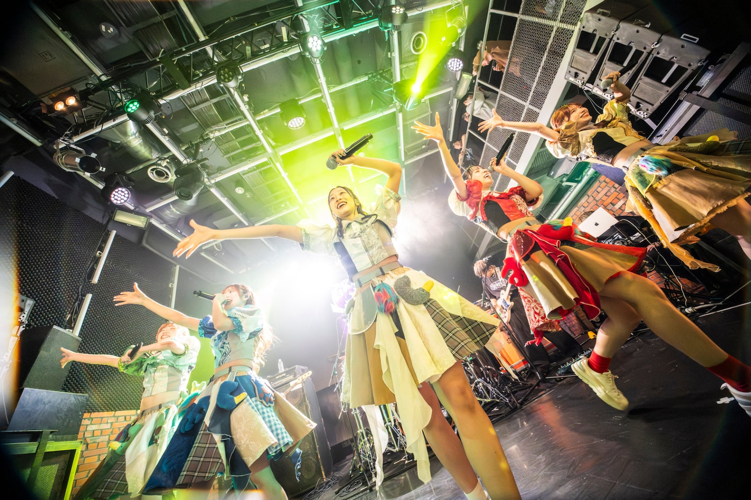 豆柴の大群バンドセッションの様子。（撮影：タカギユウスケ）