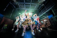 豆柴の大群（撮影：タカギユウスケ）