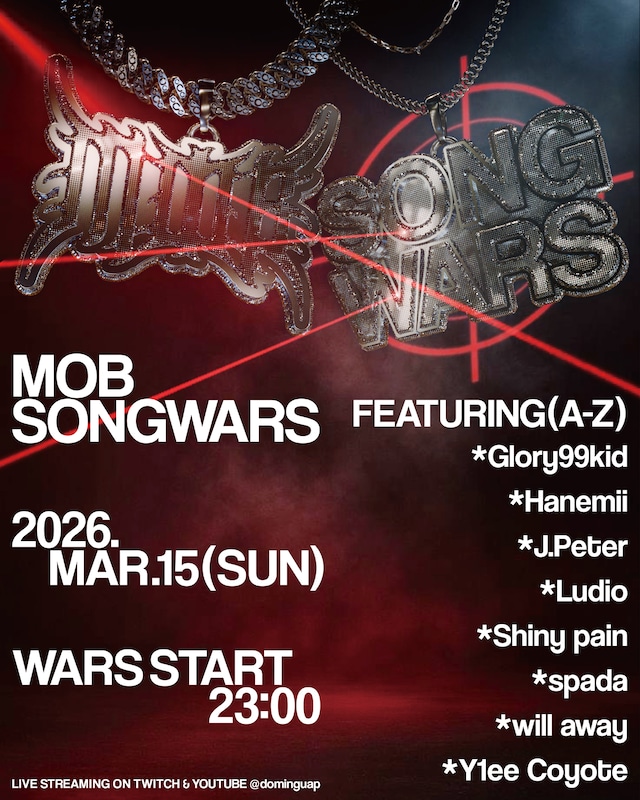 「#MOB_SONGWARS Vol.5」ビジュアル